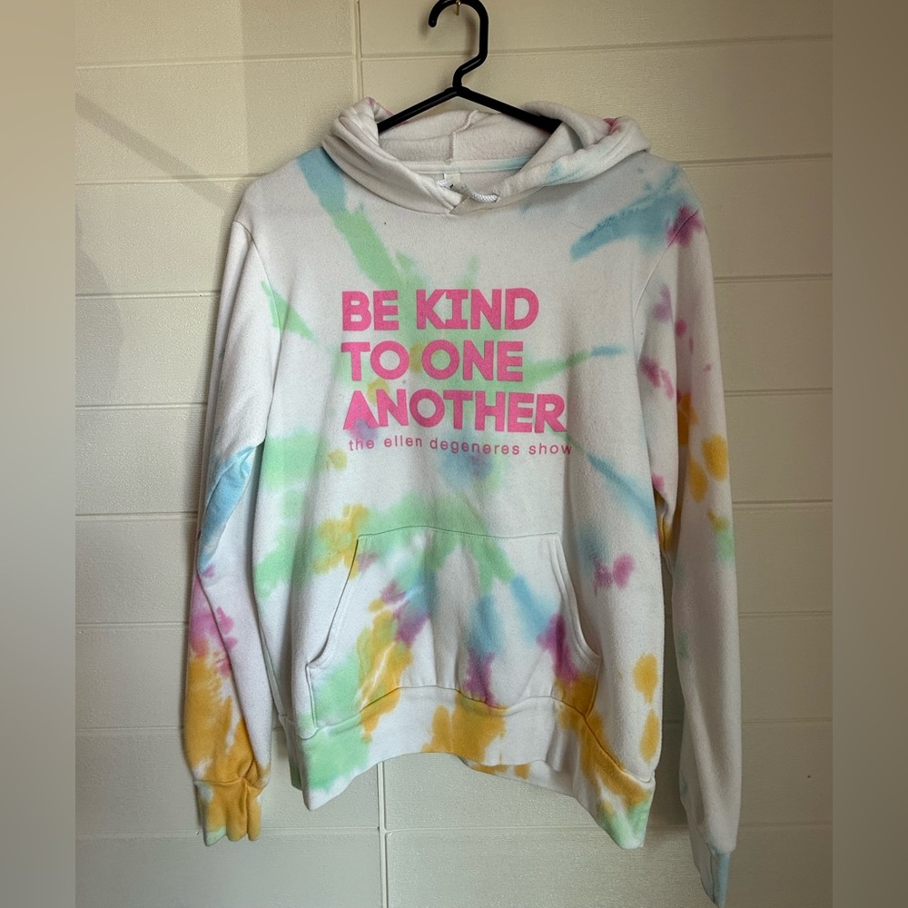 The Ellen Degeneres Show Tie-Dye Hoodie Be Kind To One Another